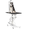 Pet Grooming Table, Height Adjustable Dog Grooming Table with Arm, Noose and Non-Slip Grooming Table