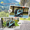 2-in-1 Dog Bike Trailer for Large Dogs