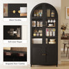 Arched Kitchen Pantry Cabinet, 71