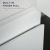 Tall Bathroom Cabinet, Narrow Bathroom Storage Cabinet with Doors, Drawer and Adjustable Shelves, High Gloss White