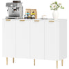 Modern Kitchen Storage Cabinet, Sideboard Buffet Cabinet with Adjustable Shelves for Kitchen Hallway