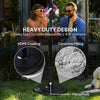 48 lbs Patio Umbrella Base Round HDPE Umbrella Base For 1.5