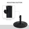 29lbs Cement Round Umbrella Base Heavy Duty 19