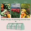 9' x 3' x 3' Portable Mini Greenhouse Tunnel Growing Tent Plants Flower Warm House w/ Zippered Roll-up Doors, PE Cover, Green