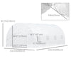 20x10x7ft Heavy Duty Tunnel Walk-in Greenhouse Outdoor Backyard Seed Plant Vegetables Grow Warm House