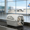 Airline Approved Pet Carrier for Mini Dogs and Cats with Steel Wire Door, Water Bowl, for Car, Airplane, Outdoor