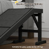 Pet Ramp Bed Steps for Dogs Cats Non-slip Carpet Top Platform Pine Wood 59