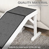 Pet Ramp Bed Steps for Dogs Cats Non-slip Carpet Top Platform Pine Wood 59