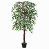 5.3ft Artificial Tree, Indoor Fake Ficus with Pot, for Home Office Living Room Decor