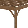 10' x 12' Wood Pergola, Outdoor Gazebo Grape Trellis for Climbing Plant Support, Garden, Patio, Backyard, Deck, Brown