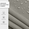 12' x 10' Retractable Awning, 280gsm UV Resistant Sunshade Shelter, for Deck, Balcony, Yard, Light Grey