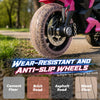 Kids Electric Pedal Motorcycle Ride-On Toy 6V Battery Powered w/ Music Horn Headlights Motorbike for 37–60 M Pink