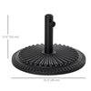 Patio Umbrella Base Stand, Round Cement Parasol Holder for Outdoor, Patio, Garden, Beach, Fits Φ1.4