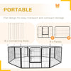 8 Panel Heavy Duty Dog Playpen 23.5