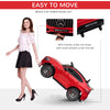 12V/7AH Kids Ride on Car, Mercedes Benz AMG GLC63S Coupe, Electric Car with Remote Control, Handle, 2 Speed, with Music, Electric Light, Easy to Move, Red