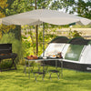 Folding Picnic Table Camping Table and Chairs Use for BBQ Picnic Garden Parties 47.2