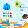 Bounce Castle Inflatable Trampoline Slide Pool Rocket Design 11.14' x 9.18' x 6.06'