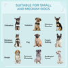 Outdoor Dog House Extendable Wicker Dog Bed with Soft Cushion Washable Cover, for Small and Medium Dogs, Blue