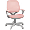 Ergonomic Office Chair, Desk Chair with Lumbar Support, Flip-up Armrest, Diamond Fabric Computer Chair for Office, Dark Grey