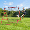 Soozier Soccer Rebounder Net, 3.5 x 3ft Easy Setup Bounce Back Net with 5 Adjustable Angles