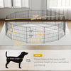 24inch Foldable Metal Exercise Pet Playpen Yard Dog Puppy Kennel Cage 12 Panels