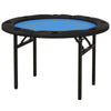 Soozier Foldable Poker Table Blackjack Texas Holdem Poker Game Table with Cup Holders, 47