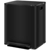 2 x 6.6 Gallon Dual Trash Can with Removable Inner Buckets and Handles for Kitchen, Office, Bathroom, Black