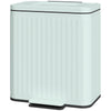 Trash Can, 2 x 5.3 Gallon (2 x 20 L) Garbage Can with Soft-Close Lid, Removable Inner Buckets for Kitchen Home Office