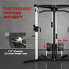 Soozier Multifunctional Home Gym Machine with Pull Up Bar, 15-Position Adjustable Strength Training Workout Station
