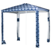 Beach Umbrella, 6.5' Easy-Assembly Sun-Shade Shelter with Sandbags and Carry Bag, Cool UV50+, Dark Blue