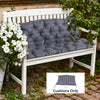 2 Seater Garden Bench Cushion, Soft Thick Outdoor Non-Slip 2 Seater Soft Pad With Backrest for Garden Patio, 52