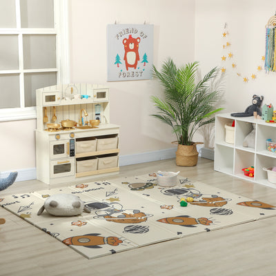 Qaba Foldable Baby Plat Mat, 77