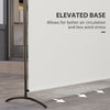 Single Panel Room Divider, UV30+ Privacy Screen, Indoor Outdoor Privacy Panel with Stable Base, Beige