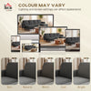 Sectional Sofa, Corduroy U Shaped Couch with Double Chaise and Spring Cushions, 2200lb Capacity