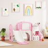 Qaba 7 in 1 Toddler Slide with Basketball Hoop, Climbing Frame, Telescope, Drawing Board, Storage Box for Ages 1-3