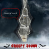55.9 Inch/4.7ft Life Size Outdoor Halloween Decoration Hanging Mummy with Spider Web, Animated Prop Decor with Sound and Motion Activated, Light Up Eyes, Creepy Sound