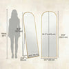 Arched Standing Mirror, 64