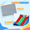 Qaba 4 in 1 Inflatable Bounce House with Slide, Basketball Hoop, Ball Pit, Blower, Storage Bag, 163