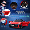 Ride-On Toy On Car with Remote Control, 12V 3.1 MPH Electric Ride for Kids w/ Suspension System, Horn Honking, Red