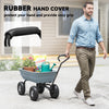 Steel Garden Cart with Handle and 10