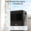8000 BTU Portable Air Conditioner with Fan & Dehumidifier Mode, Quiet AC Unit with Remote Control, 24-Hour Timer