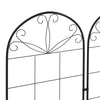 2 Pcs Garden Trellis for Climbing Plants, Outdoor Metal Trellis Plant Support Trellises for Patio, Lawn, Backyard