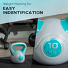 Soozier 22 lb Soft Kettlebell, Sand Filled Weight with Grip Handle, Solid Kettlebell Weight for Full Body Workout, Light Blue