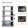 Cat Stairs for Bed, Couch 4 Steps, Small Cat Tree for Indoor Cats with Scratching Posts Toy Ball, 23.5