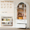 Arched Kitchen Pantry Cabinet, 71