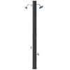 9.2 Gallon Slolar Heated Outdoor Shower, 7.1ft with 2 Free-Rotating Shower Heads & Foot Showers for Poolside Beach Spa