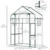 Walk-in Greenhouse with 4 Shelves, 56