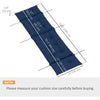 Patio Lounge Chair Cushion, Tufted Thick Outdoor Chaise Lounge Cushion with Ties, 74.8