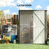 5' x 3' Outdoor Storage Shed, Steel Garden Shed with Single Lockable Door, Tool Storage Shed for Backyard, Grey
