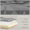 50 Inches Storage Ottoman, Upholstered Bedroom Bench with Rolled Arms and Button Tufted Storage, Light Grey